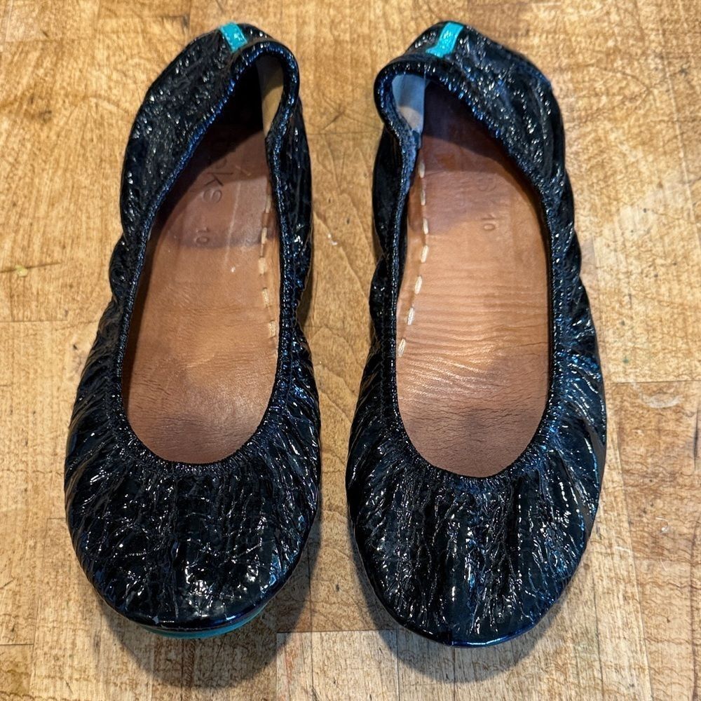 Tieks Black Flats